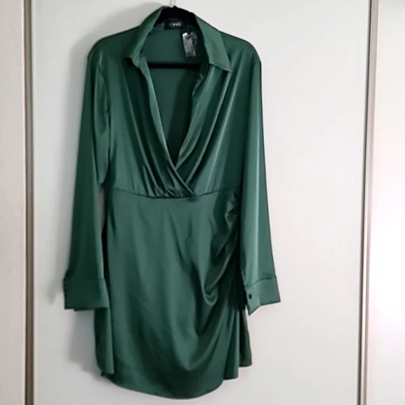 Cider | Dresses | Cider Nwt Dirty Martini Green Satin Dress Sz L | Poshmark Cider | Dresses | Cider Nwt Dirty Martini Green Satin Dress Sz L | Poshmark